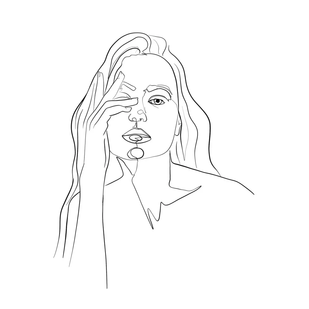 Custom Line Portrait - Picture 4 of 5